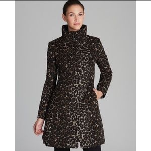 Via Spiga leopard coat